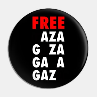 Free Gaza And Free Palestine - The Holy Country For Muslim Pin