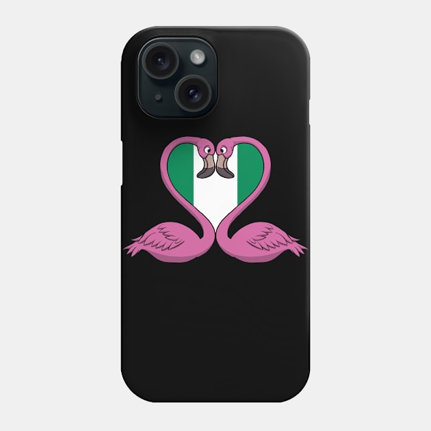 Flamingo Nigeria Phone Case by RampArt