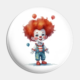 Funny little clown Pin