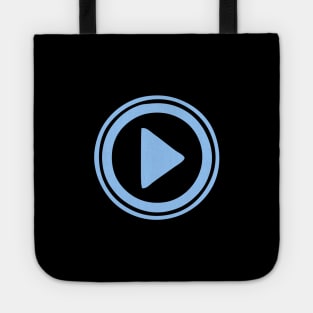 Blue Play button. Just click me, please! Tote