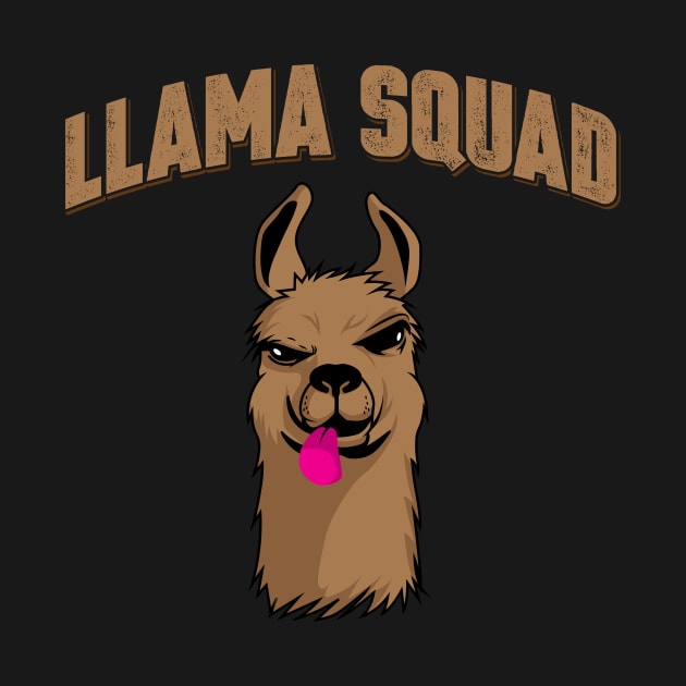 'Llama Squad' Llama Lover Gift by ourwackyhome