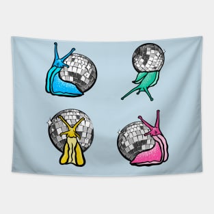 Rainbow Disco Snail Multipack Tapestry