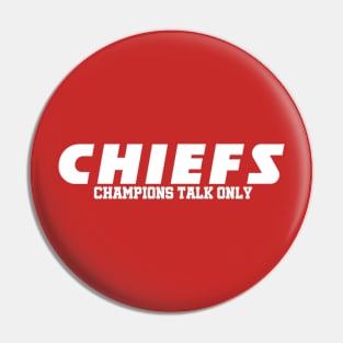 Chiefs Football Pin