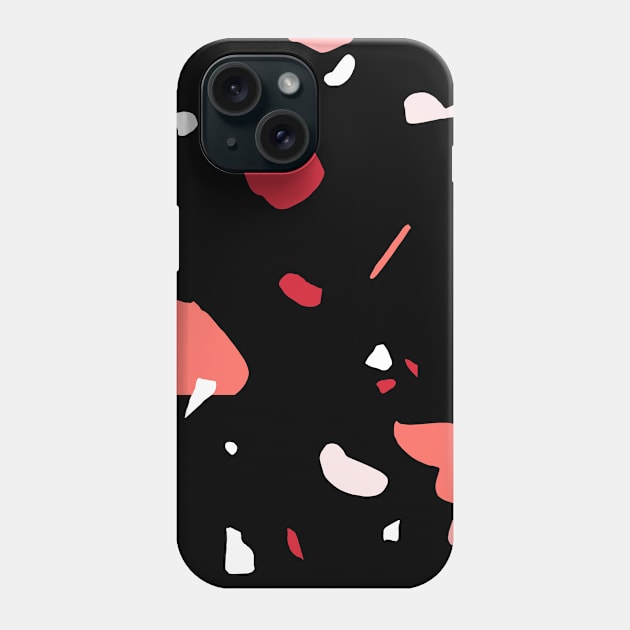 Black Coral Design Phone Case by Spotlight Clothing