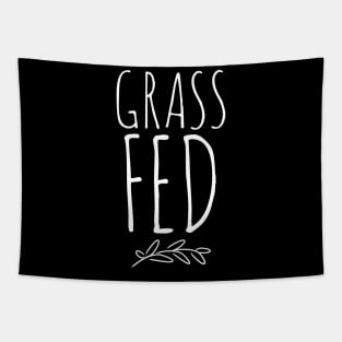 Grass Fed, Plant based, Vegan, Vegetarian, Home Grown, Vegan Gift Tapestry