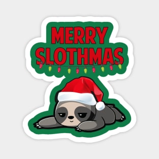 Merry Slothmas Magnet