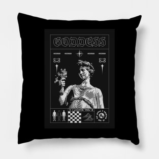 Goddess STREETWEAR DESIGN T-Shirt Pillow