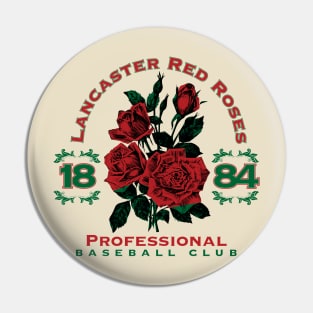 Lancaster Red Roses Pin