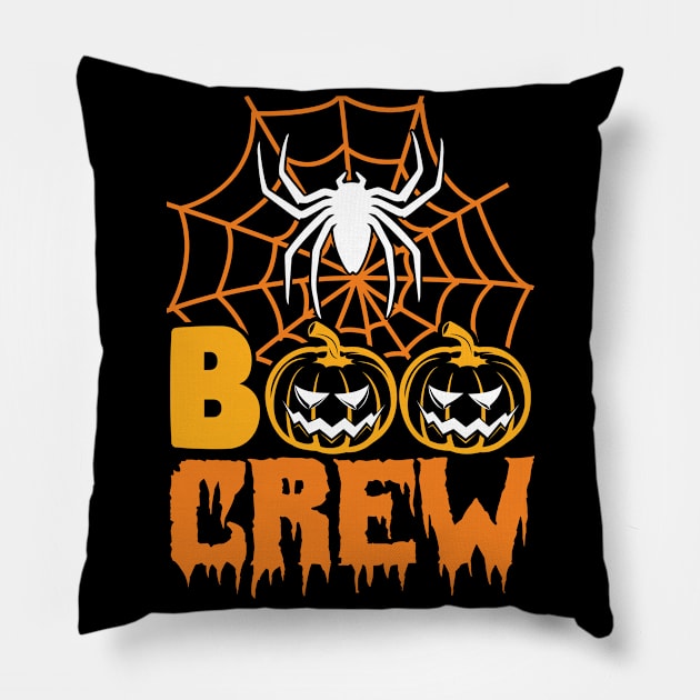 Halloween Boo Crew Pillow by koolteas