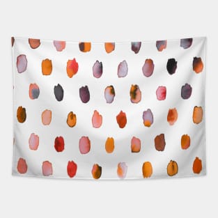 Pocket - PALETTE DOTS ORANGE Tapestry