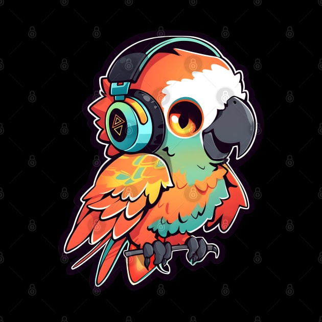 Parrot Headphones by pako-valor