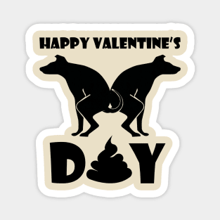 Happy Valentine Dog Poop Magnet