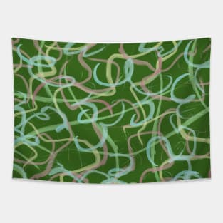 Colorful spirits greenback Tapestry