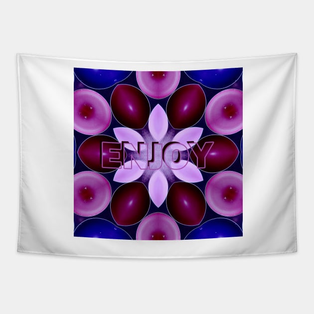 ENJOY Tapestry by Begoll Art