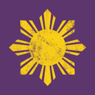 Gold Flag Philippines Sun T-Shirt