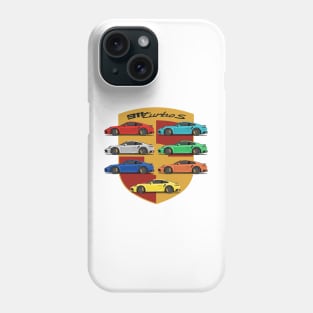 supercar 911 turbo s 992 all colors Phone Case
