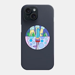 Mermaid at Bar Phone Case