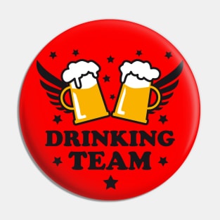 10 Drinking Team Cool Beer Wings Prost Cheers Party Pin