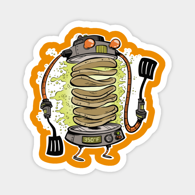 Pancake Bot Magnet by westinchurch