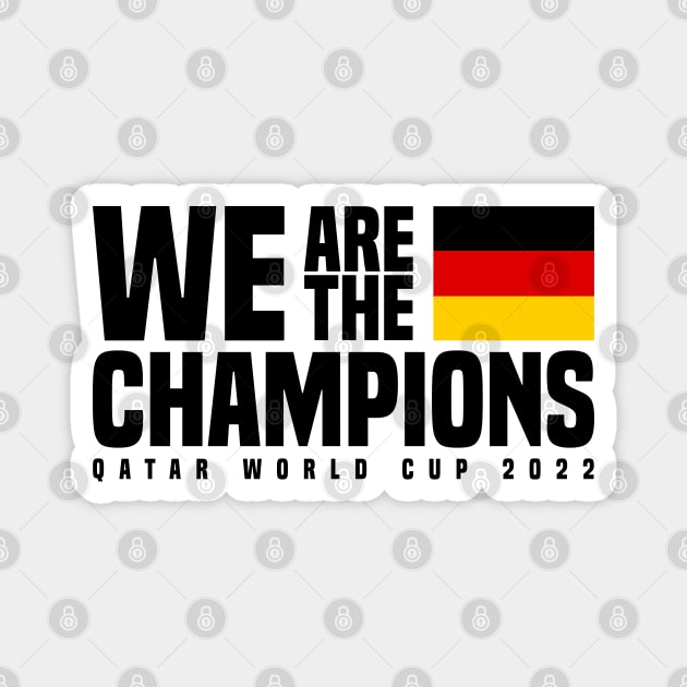 Qatar World Cup Champions 2022 - Germany Magnet by Den Vector