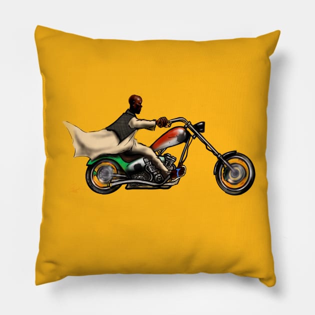 Afroriders-Sudan Pillow by Timzartwork