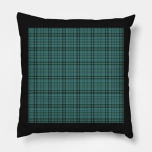 Nordic Plaid - Shades of Dark Green Pillow