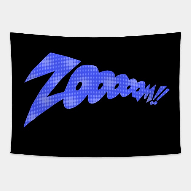 Zoom - Comic Style Tapestry by All About Nerds