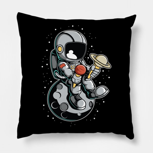 Astronaut : Ice Cream Pillow by kim.id