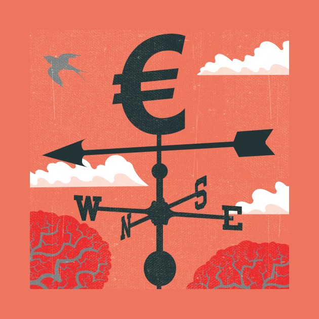 Caspian_euro weather vane by Neil Webb | Illustrator