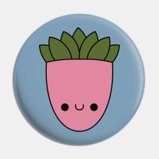 Cute Kawaii Succulent Plant Pin