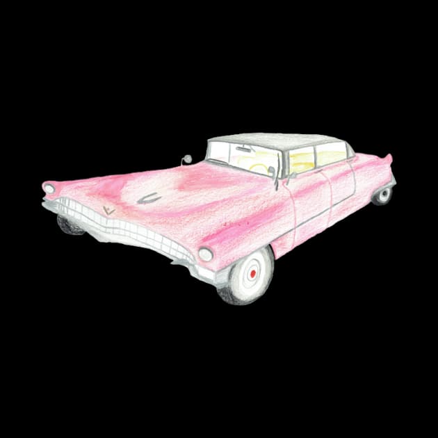 Pink Cadillac, drawing BebiCervin by GlamourFairy