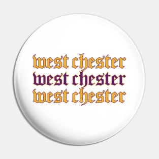 west chester lettering Pin