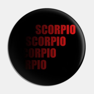 Scorpio Pin