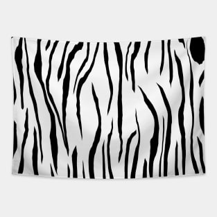 Black and White Zebra Print Tapestry