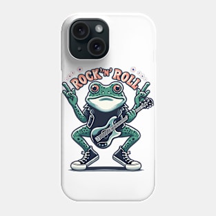 Rock N Roll Frog Phone Case