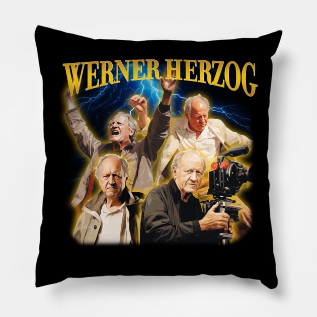 Werner Herzog | Movie Director Pillow by These Are Shirts