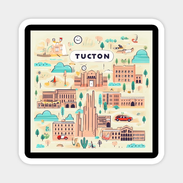 Tucson Magnet by ComicsFactory