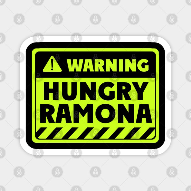 hungry Ramona Magnet by EriEri