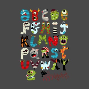 Scary alphabet T-Shirt