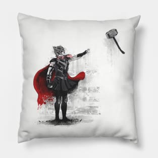 Girl with Hammer Pillow