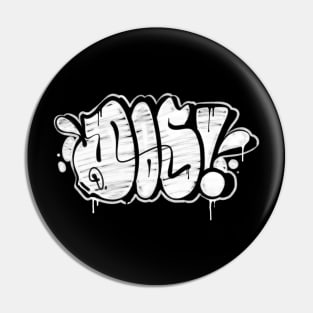 DOS BOMBING GRAFFITI Pin