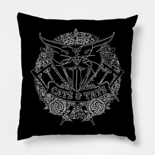 Cats & Ats   Attoo Gun Cat Lover Attoo Artist Pillow