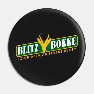 South African Sevens Rugby Blitzbokke Springbok Pin