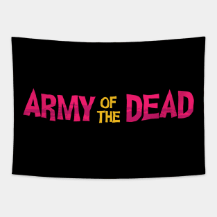 Army of the Dead Title Text Tapestry