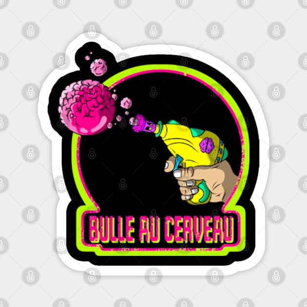 Bulle Au Cerveau Magnet by Brainfrz