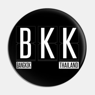 BKK - Bangkok Thailand Souvenir or Gift Shirt Apparel Pin