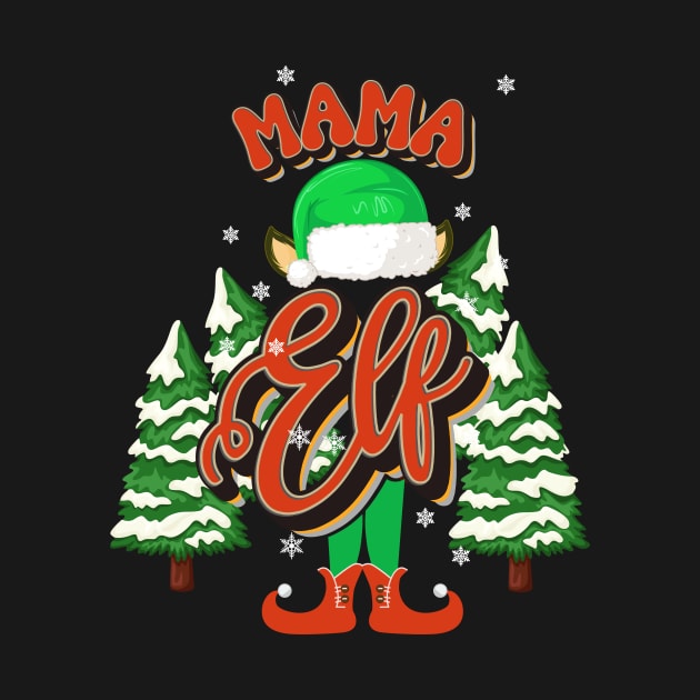 MAMA ELF CHRISTMAS by HomeCoquette