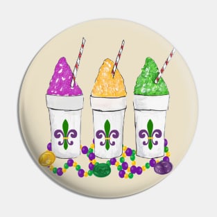 Mardi Gras Sno Balls Pin