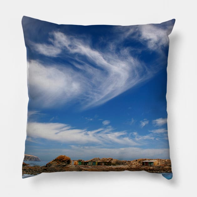 Second Valley Seascape in South Australia Pillow by jwwallace