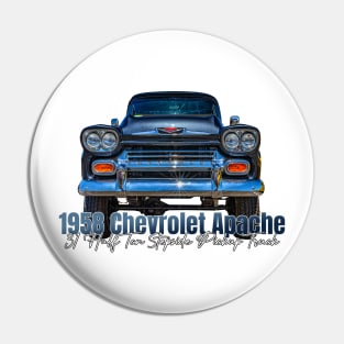 1958 Chevrolet Apache 31 Half Ton Stepside Pickup Truck Pin